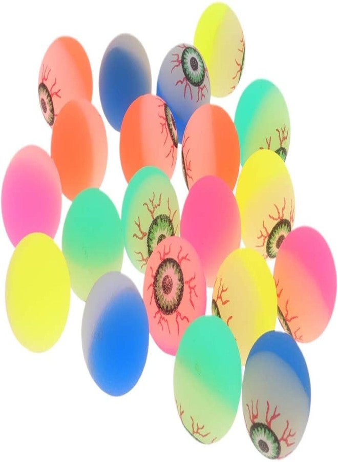 D Moto World DMW 24 Pieces Bouncy Balls 30 mm Diameter Bouncy Ball Party Bags Fillers for Kids Large Assorted School Prize Festival Gifts (Medium 24 Pieces) - Image 2